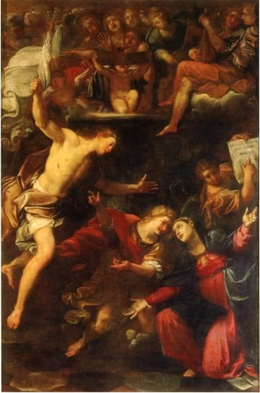 Cristo risorto appare alla Vergine - Oratorio di San Colombano (in deposito dalla Pinacoteca Nazionale), Bologna